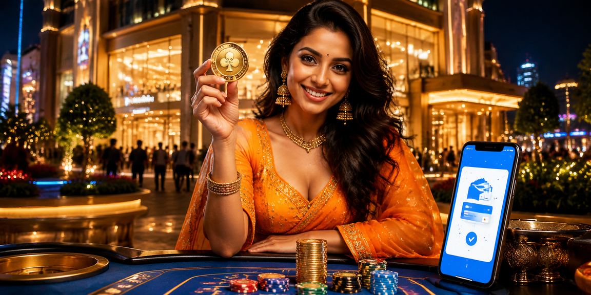 Young professional playing Baccarat at home in Delhi