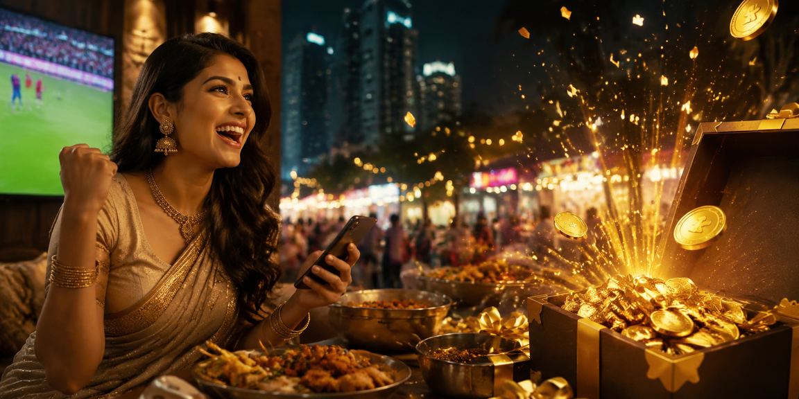 Night market casino excitement in India